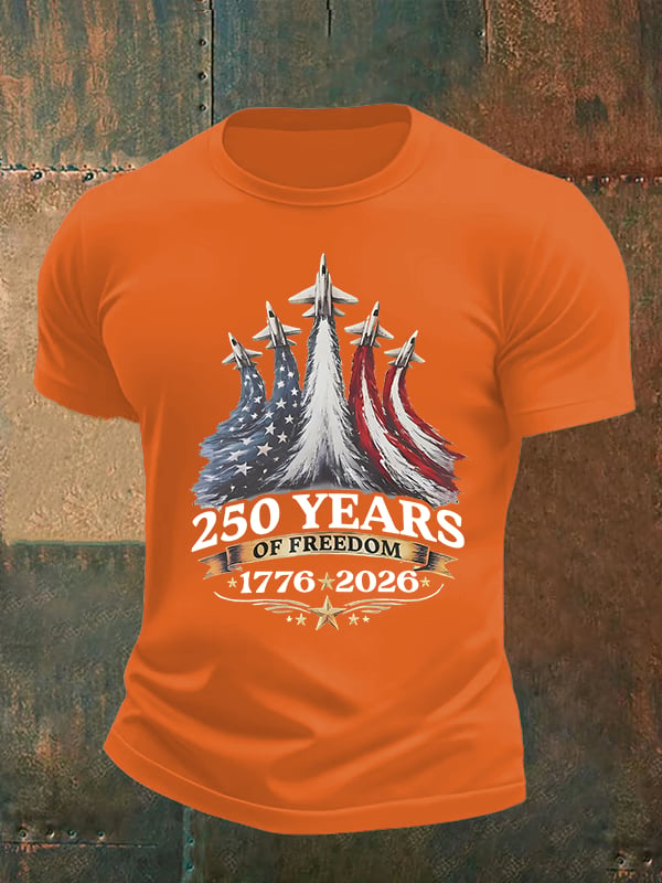 Men's   250 YEARS OF FREEDOM Print T-Shirt