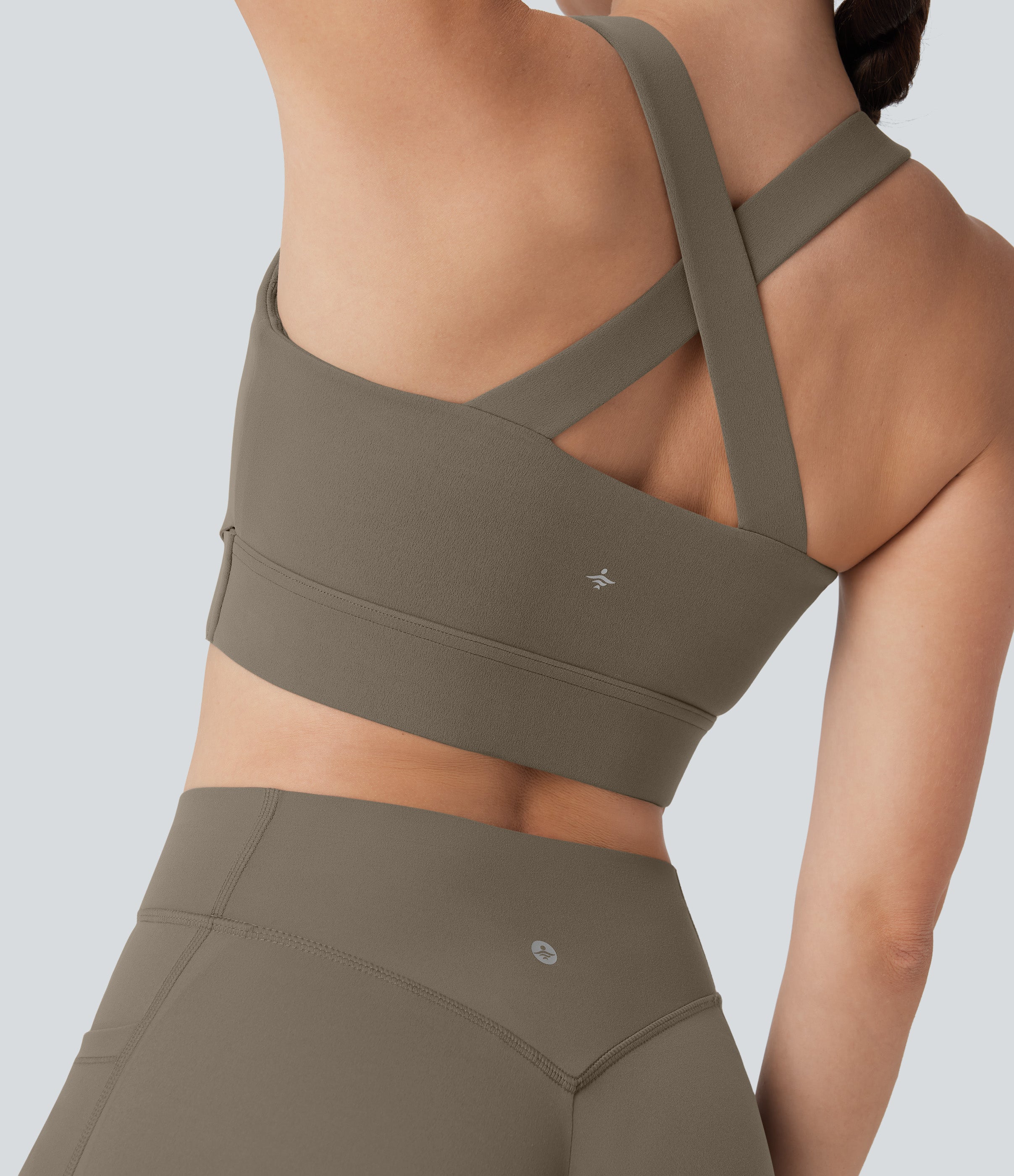 Medium Support Push Up Running Sports Bra