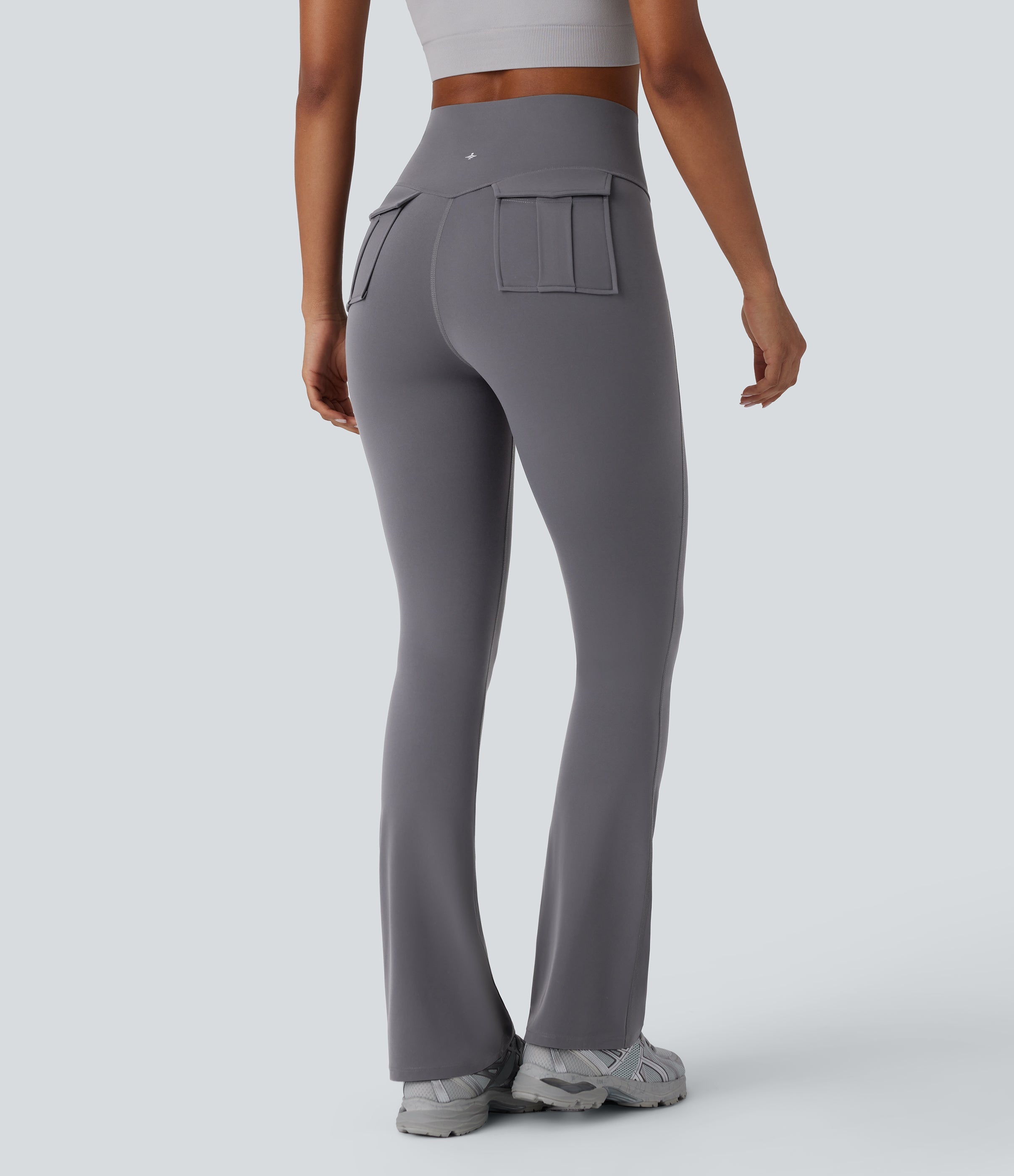 UltraSculptTM SoCinched High Waisted Tummy Control Yoga Bootcut Leggings with Pockets