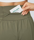 2026🔥UK Super High Waisted Back Pocket & Side Hidden Pocket 2-in-1 Yoga Shorts