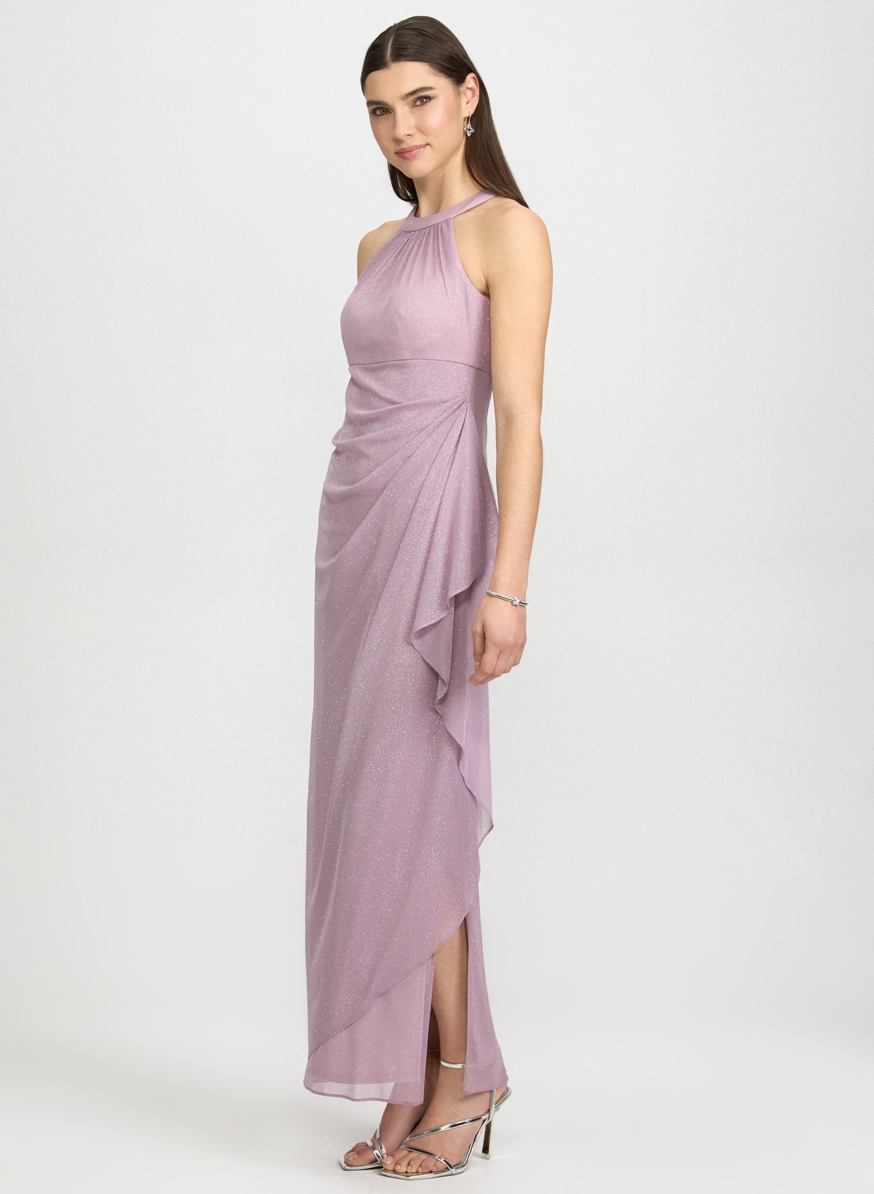 Glitter Mesh Dress