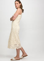 Fitted Crochet Dress