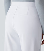 2026🔥 FlexTM High Waisted Pocket Straight Leg Work Pants