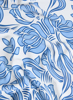 Abstract Floral Print T-Shirt