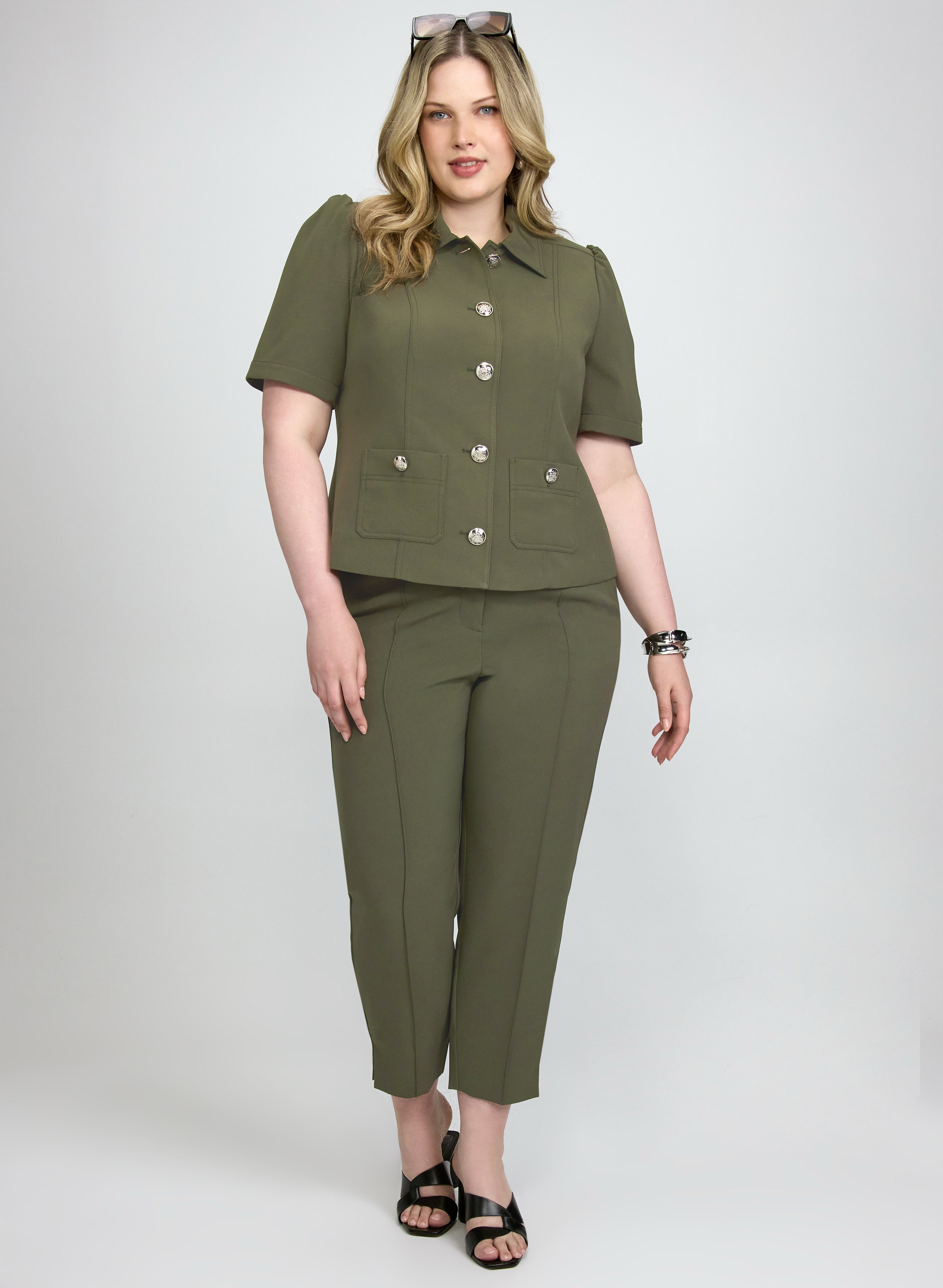 Twill Short Sleeve Jacket