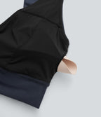 Light Support Sheen Yoga Sports Bra