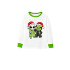 Holiday Family Christmas Pajamas Set With Christmas Pattern Print