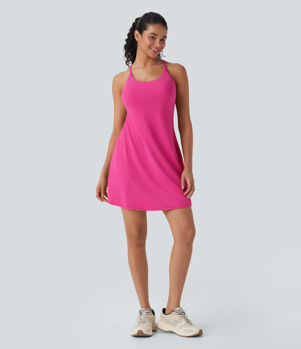 SoftlyZeroTM Plush Active Dress-Longer Length-Easy Peezy Edition-D/DD/DDD/F Cups