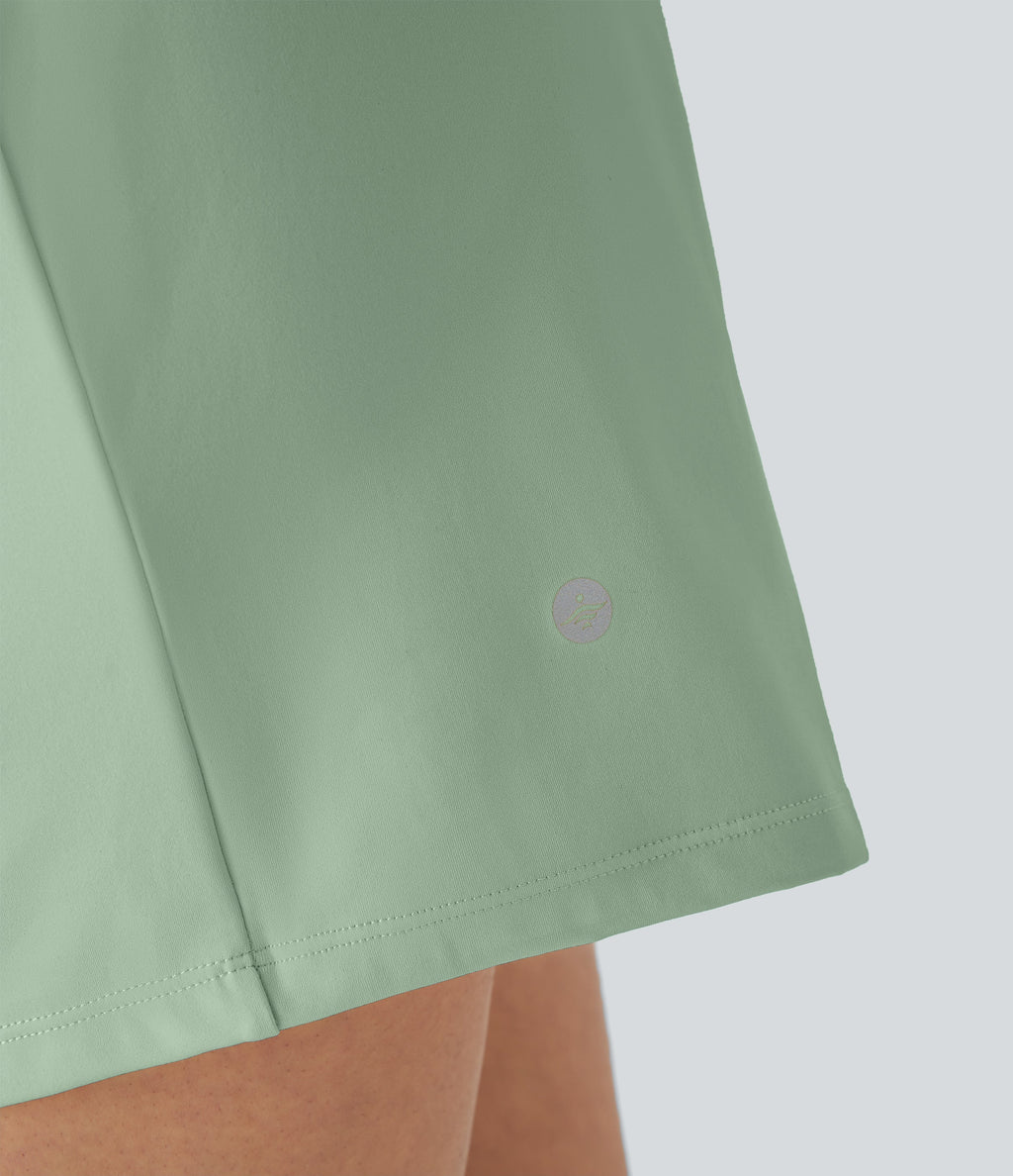 2026🔥UK Super High Waisted Back Pocket & Side Hidden Pocket 2-in-1 Yoga Shorts