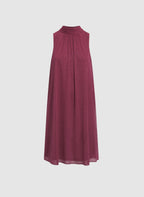 Glitter Halter Neck Dress