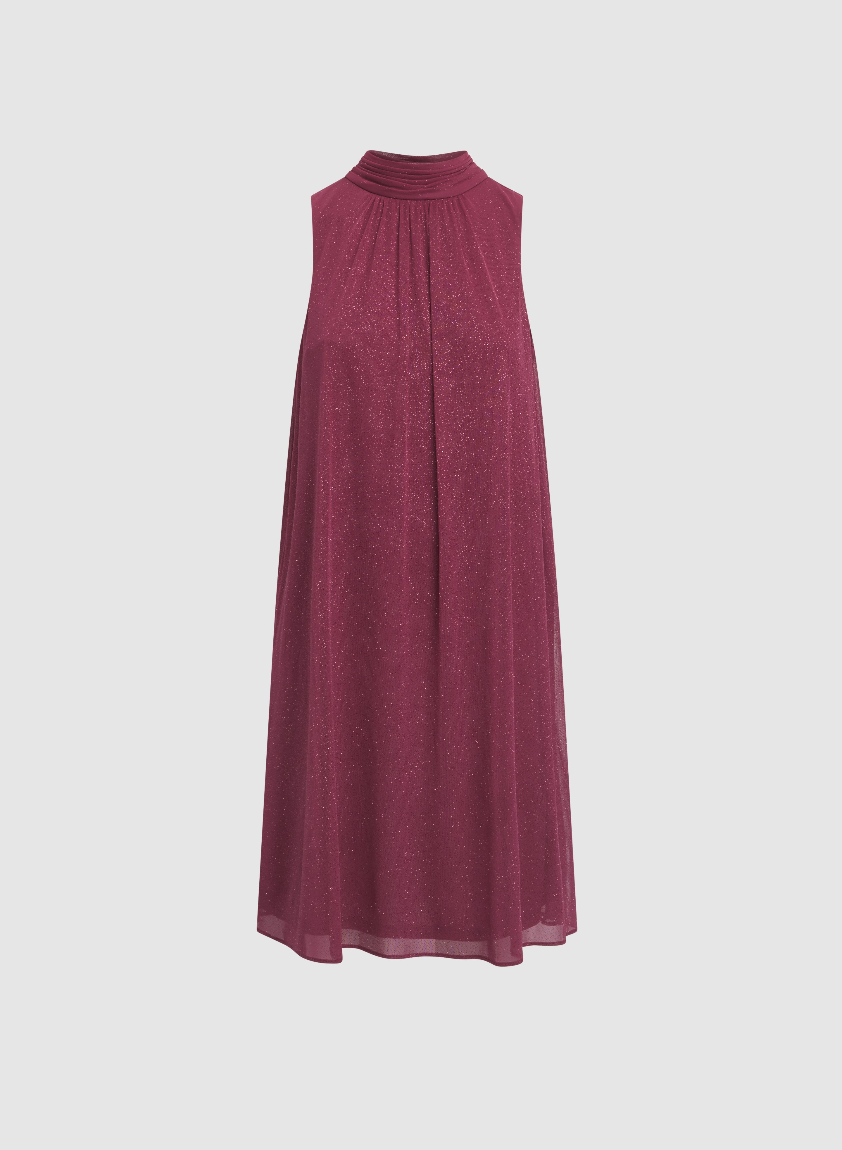 Glitter Halter Neck Dress