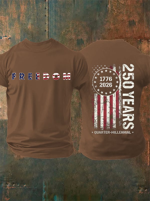 Men's  American 250th Print T-Shirt