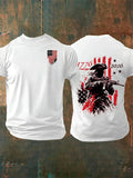 Men's 250th Anniversary Distressed American Flag 2-sided Shirt