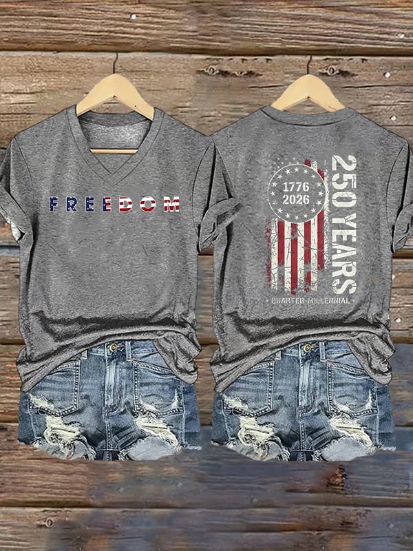 Women's  American 250th Print T-Shirt