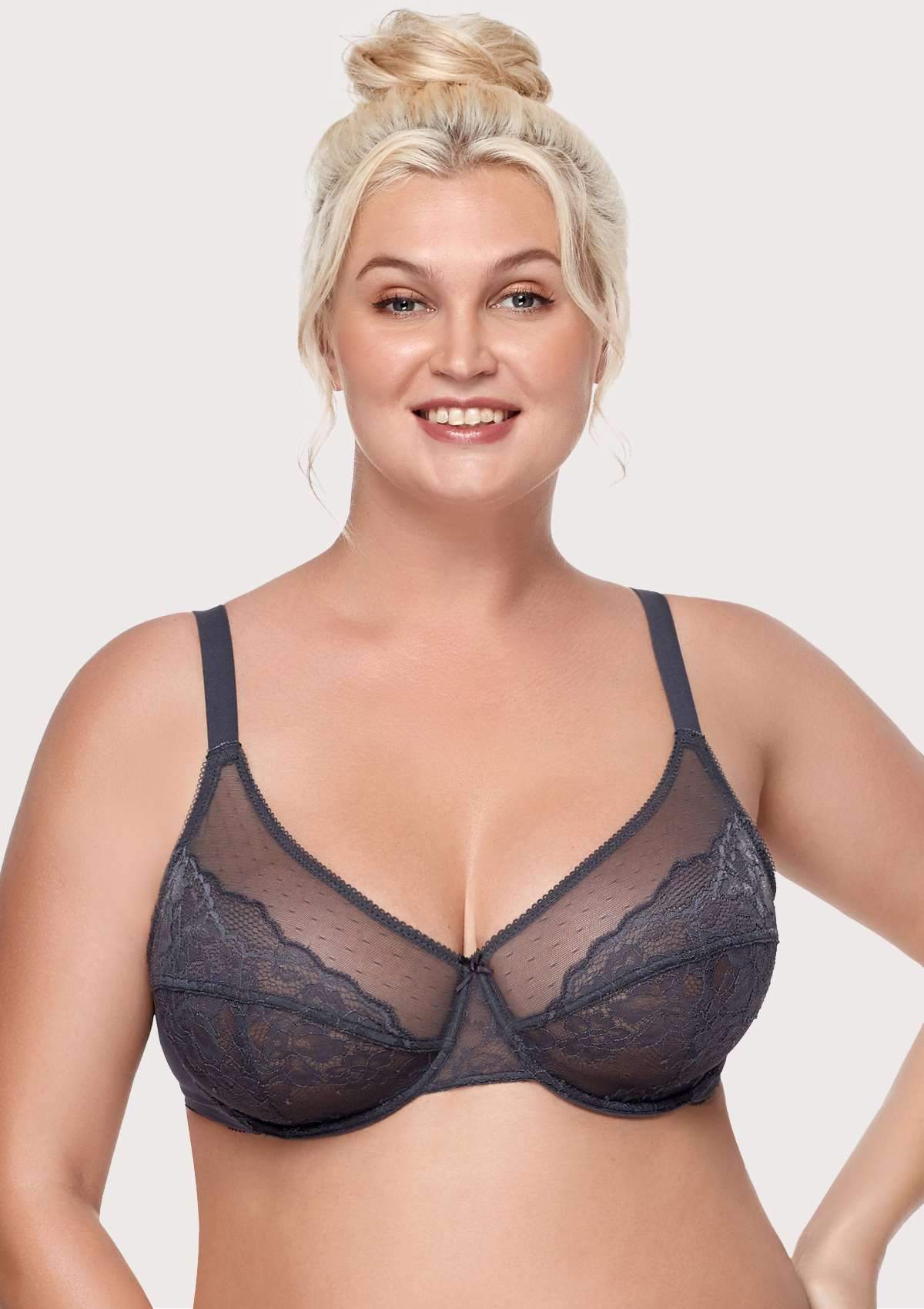 Enchante Unlined Non-padded Lace Underwire Bra