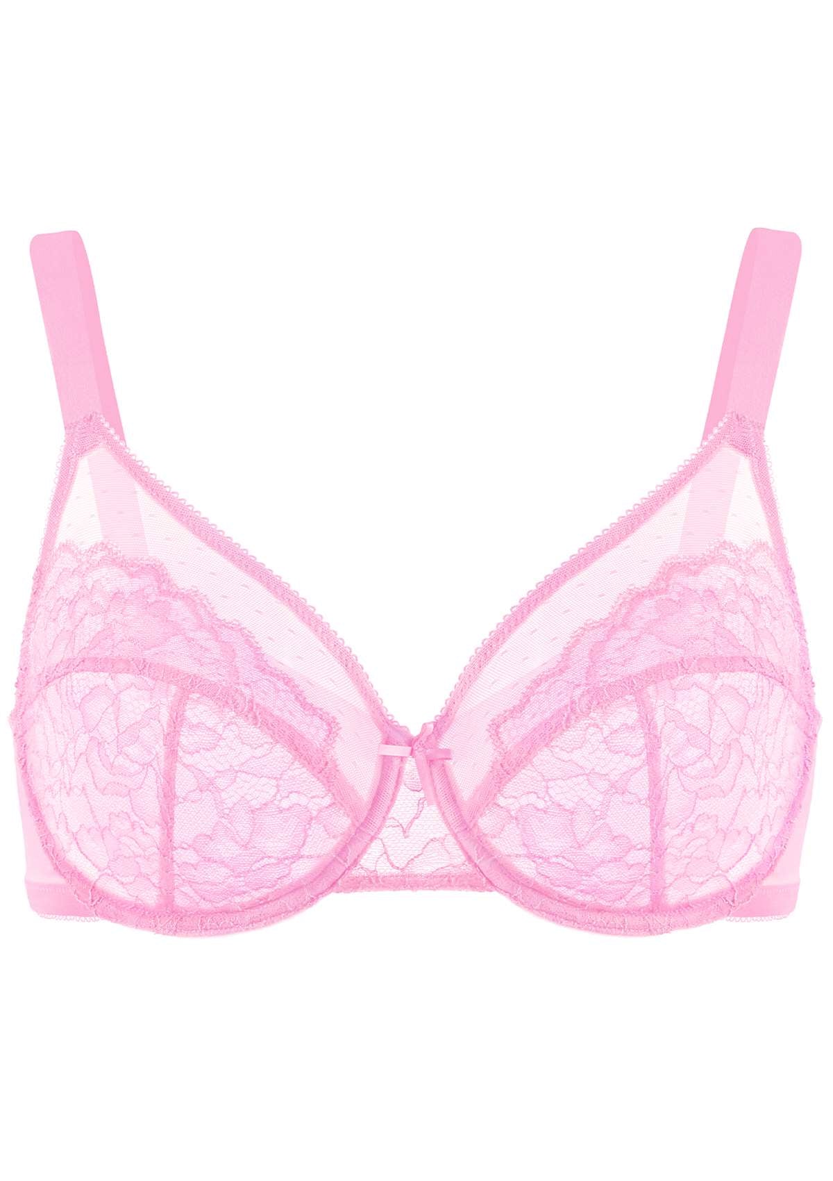 Enchante Unlined Non-padded Lace Underwire Bra