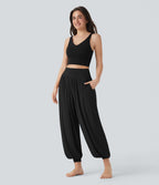SoCinched High Waisted Tummy Control Yoga Joggers with Pockets