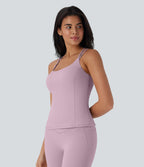 UltraSculptTM Cool Quick Dry Molded Cups Yoga Cami Top-UPF50+