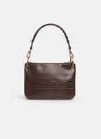 Embossed Vegan Leather Handbag