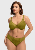 Enchante Unlined Non-padded Lace Underwire Bra