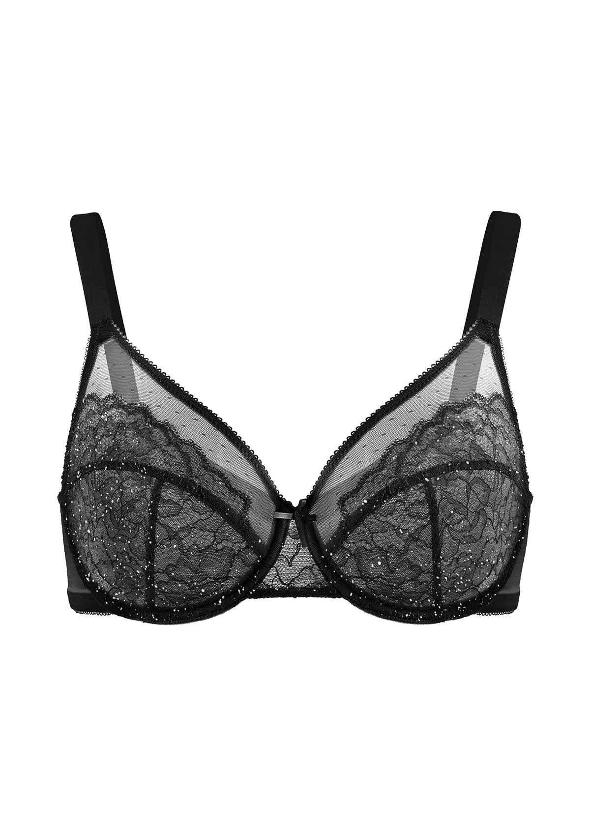 Enchante Unlined Non-padded Lace Underwire Bra