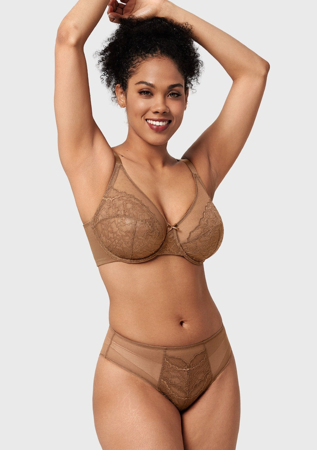 Enchante Unlined Non-padded Lace Underwire Bra