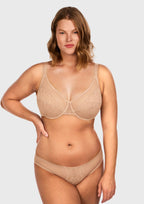 Enchante Unlined Non-padded Lace Underwire Bra