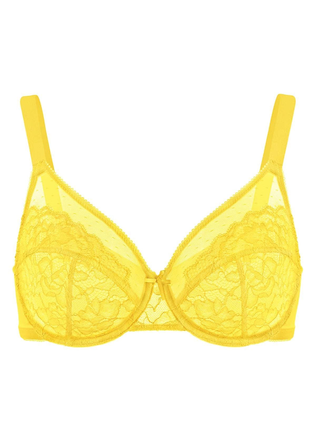Enchante Unlined Non-padded Lace Underwire Bra