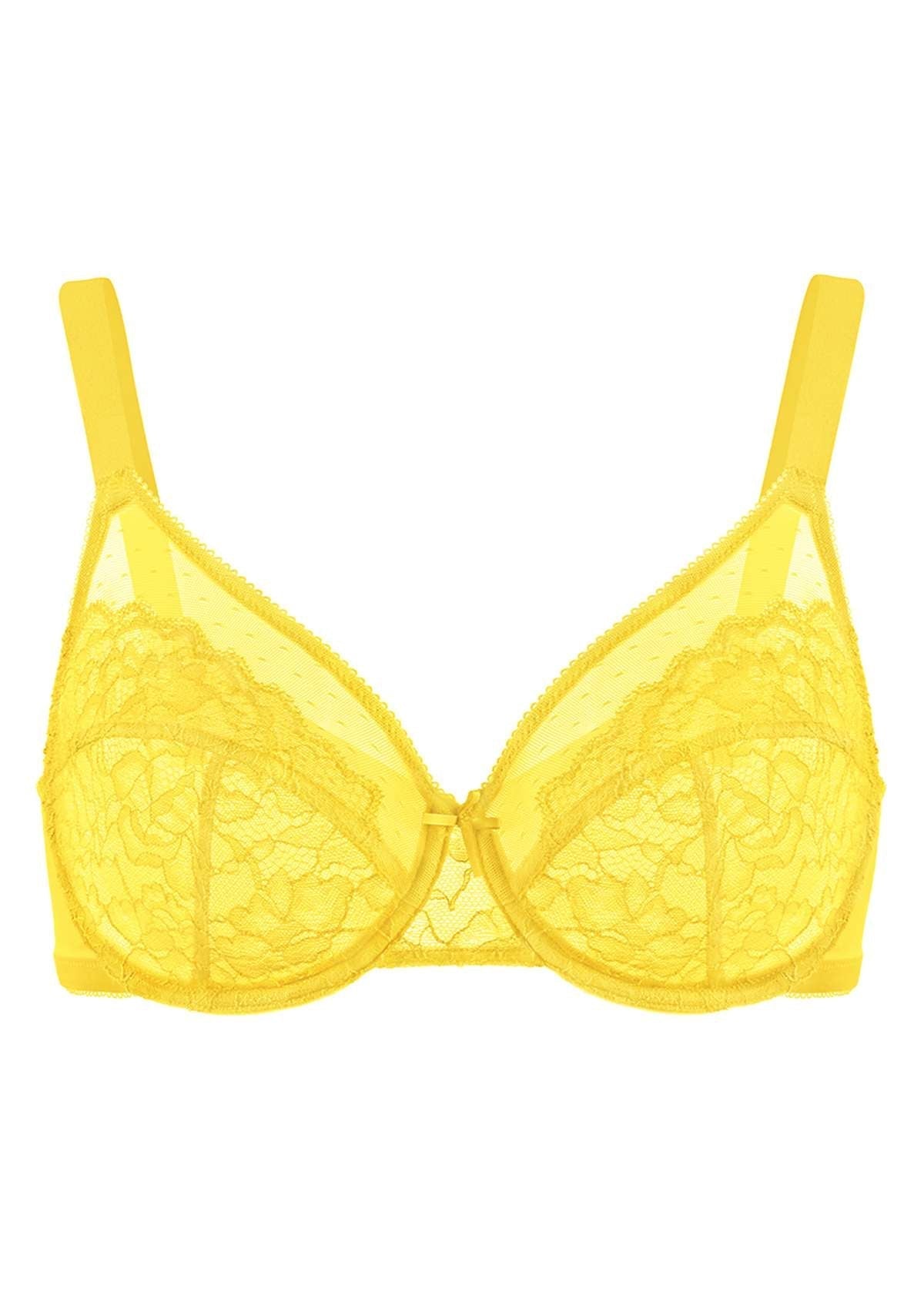 Enchante Unlined Non-padded Lace Underwire Bra