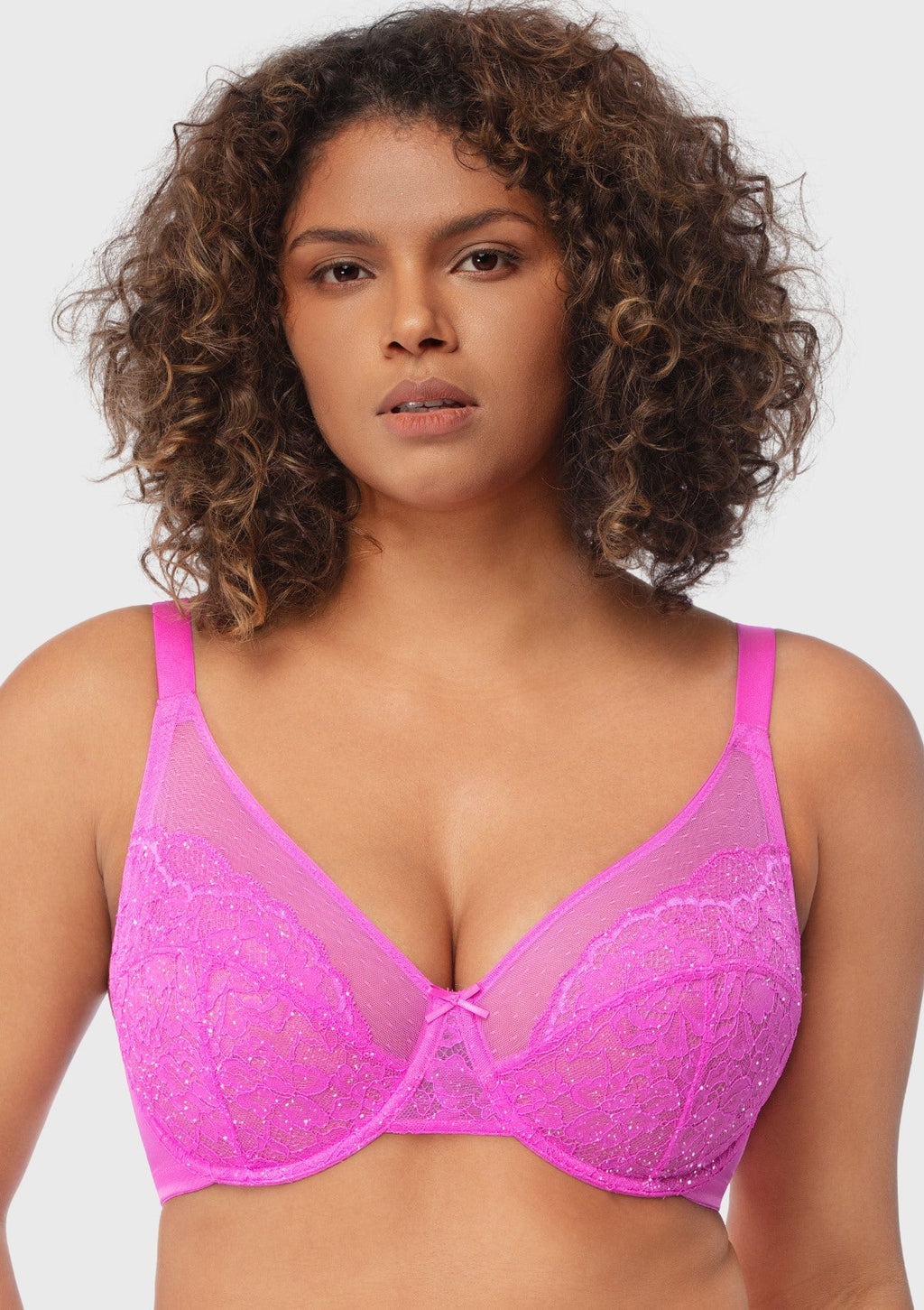 Enchante Unlined Non-padded Lace Underwire Bra