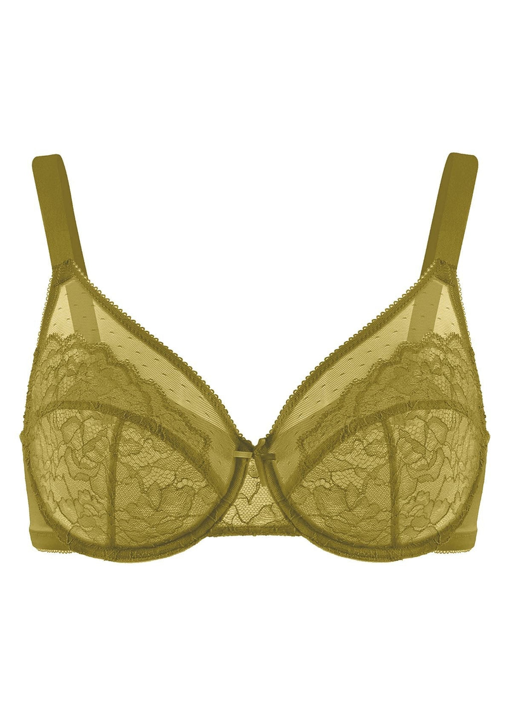 Enchante Unlined Non-padded Lace Underwire Bra