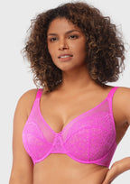 Enchante Unlined Non-padded Lace Underwire Bra