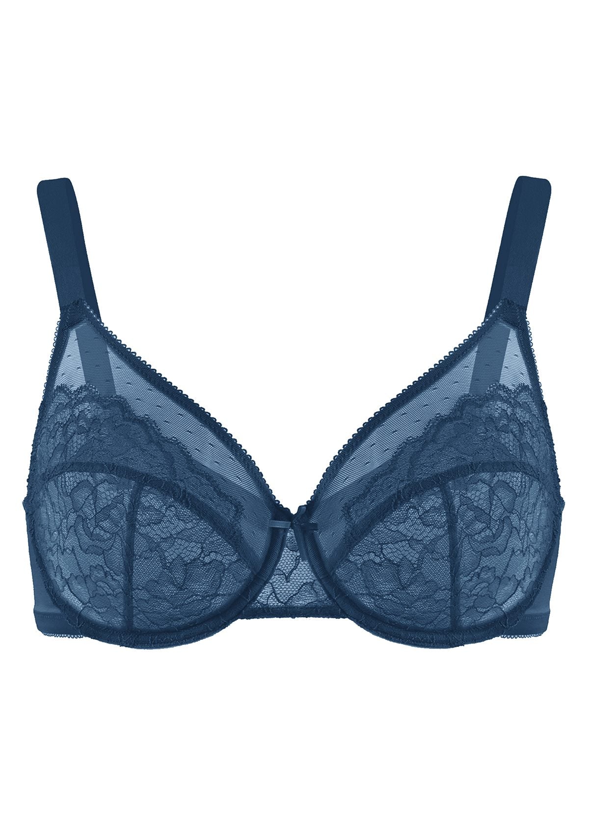 Enchante Unlined Non-padded Lace Underwire Bra