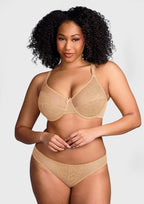 Enchante Unlined Non-padded Lace Underwire Bra