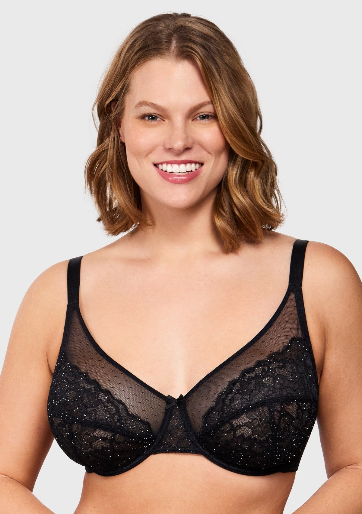 Enchante Unlined Non-padded Lace Underwire Bra
