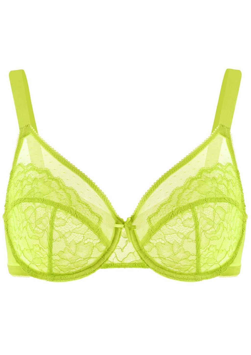 Enchante Unlined Non-padded Lace Underwire Bra