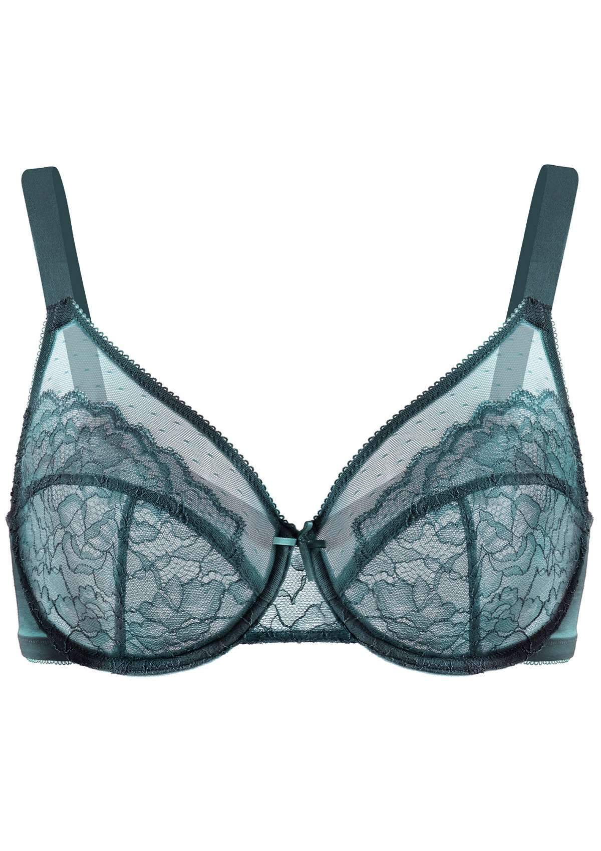 Enchante Unlined Non-padded Lace Underwire Bra
