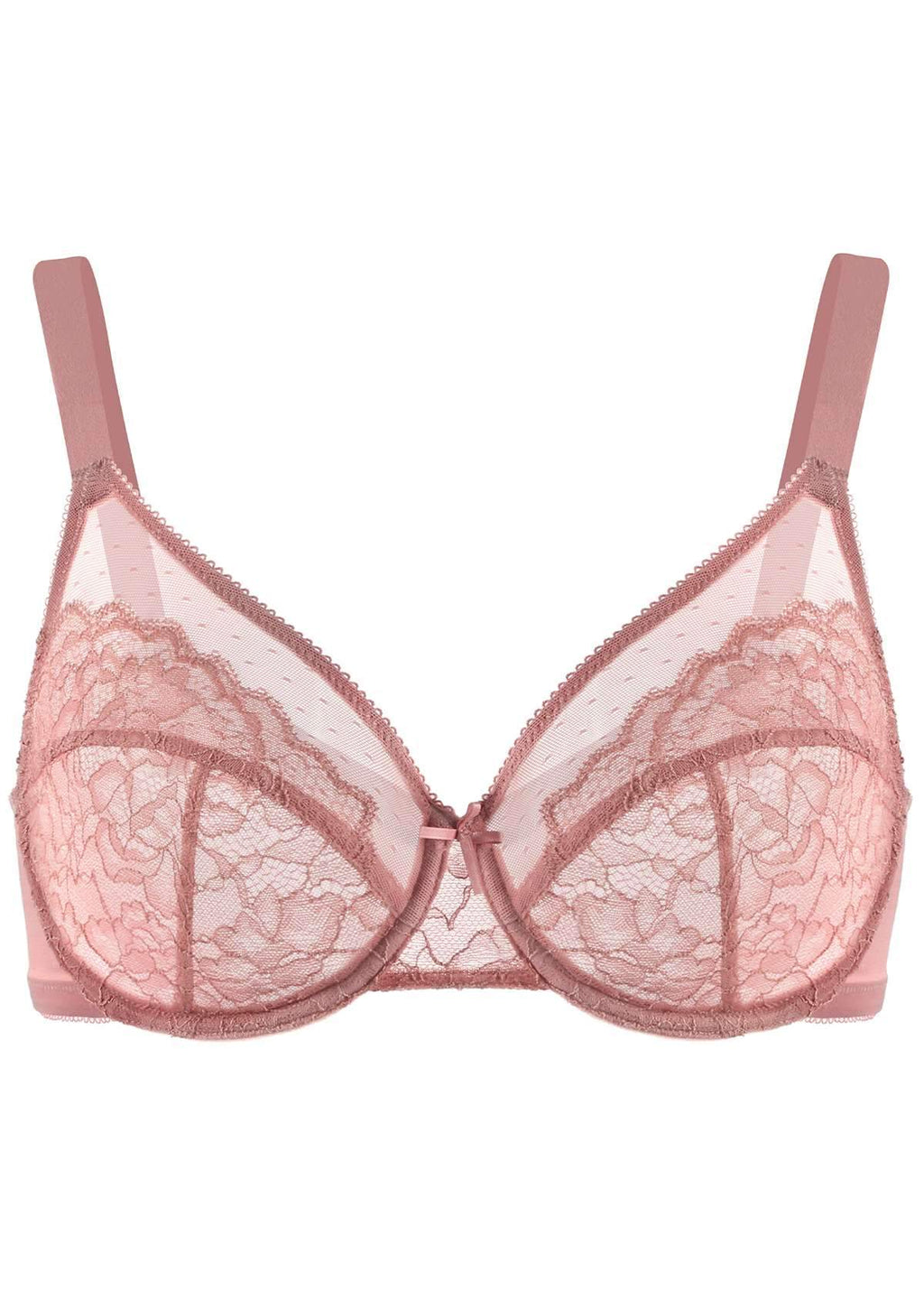 Enchante Unlined Non-padded Lace Underwire Bra