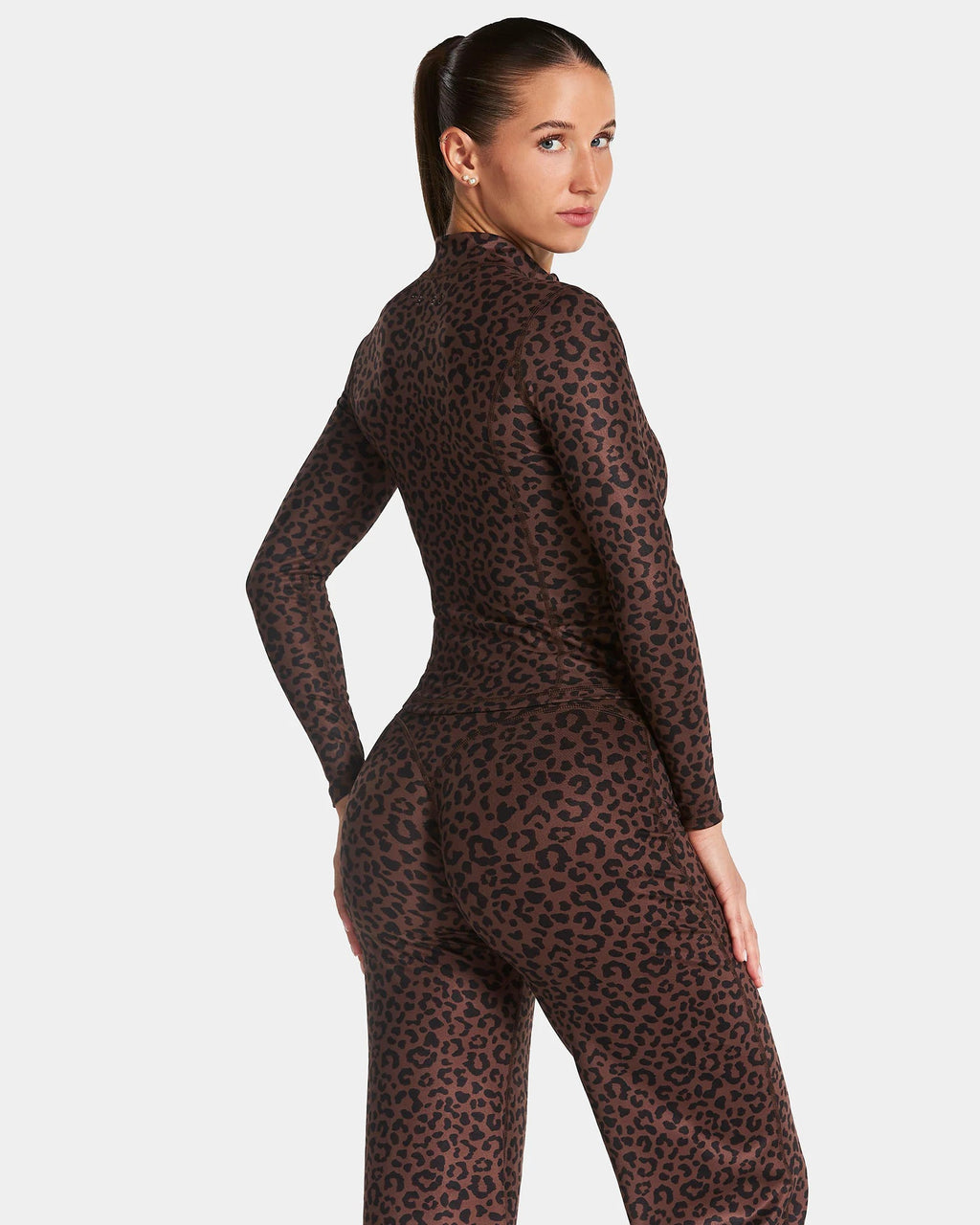 Allrounder Shaping Two-Piece Set, High-Waist Wide-Leg Pants & Zipper Jacket, Breathable Sporty, Long Sleeve, All Seasons, Yoga & Gym Wear