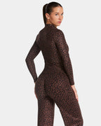 Allrounder Shaping Two-Piece Set, High-Waist Wide-Leg Pants & Zipper Jacket, Breathable Sporty, Long Sleeve, All Seasons, Yoga & Gym Wear