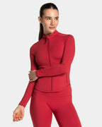 Allrounder Shaping Two-Piece Set, High-Waist Wide-Leg Pants & Zipper Jacket, Breathable Sporty, Long Sleeve, All Seasons, Yoga & Gym Wear