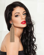 Braided Fringed Earrings