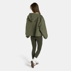 Print Water Resistant Sherpa Cropped Drying Robe