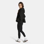 Print Water Resistant Sherpa Cropped Drying Robe