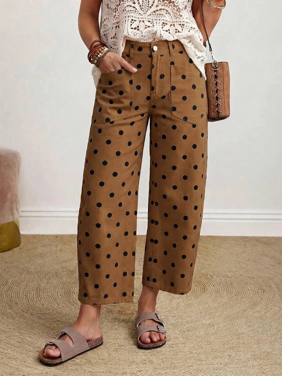 Women's Solid Color Casual Everyday Denim Jeans Wide Leg Jeans Women Baggy Jeans Loose Jeans Women Jeans Baggy Khaki Jeans,New Autumn Arrivals