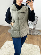 Kruze Padded Puffer Light Weight Pocket Gilet