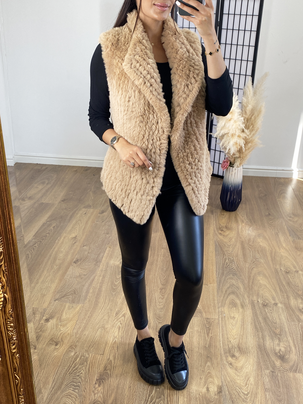 Legend Tan Faux Fur Supersoft Gilet