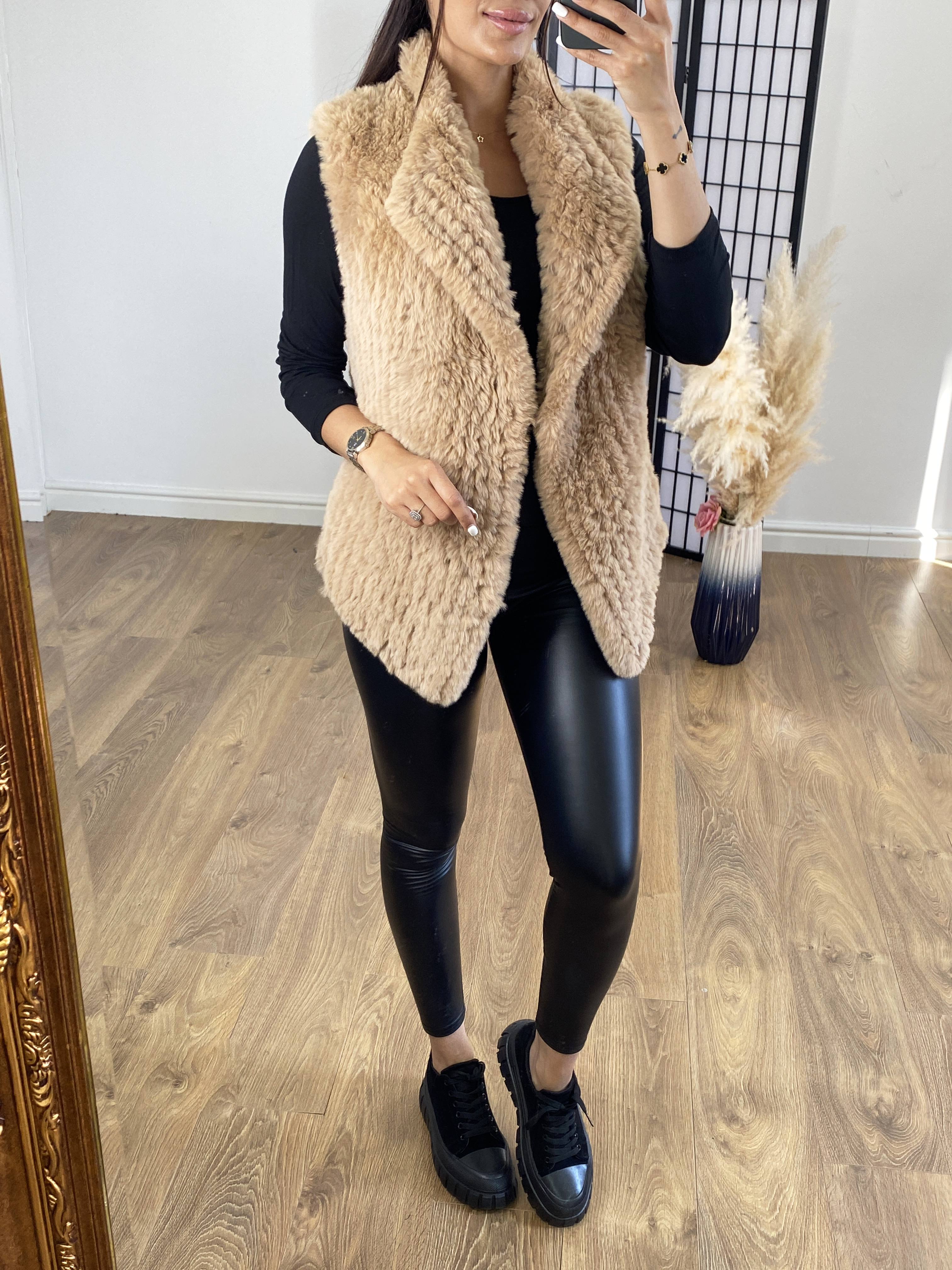 Legend Tan Faux Fur Supersoft Gilet