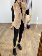 Legend Tan Faux Fur Supersoft Gilet