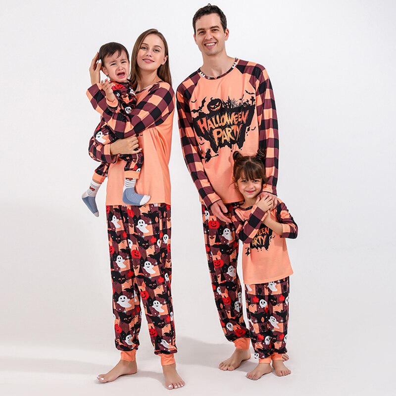 Halloween Party Print Pattern Matching Sets